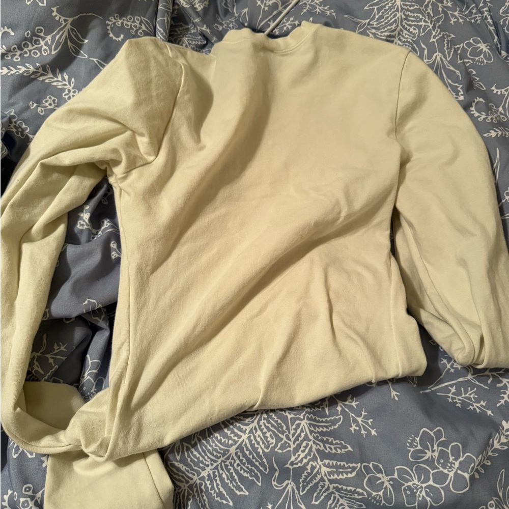 SKIMS Cream Long Sleeve Top - Picture 2 of 5